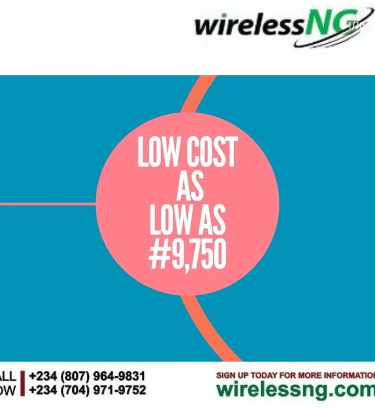 WirelessNG assures of Low Cost and High Reliability